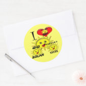 太陽のパワーギフト及び販促品Tシャツ ラウンドシール (封筒)