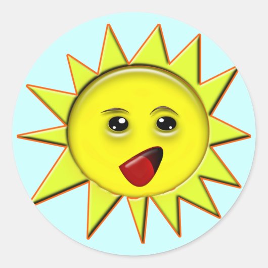 太陽のパワーギフト及び販促品Tシャツ ラウンドシール (正面)