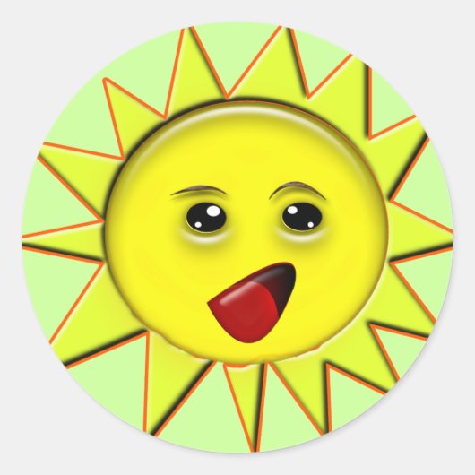 太陽のパワーギフト及び販促品Tシャツ ラウンドシール (正面)