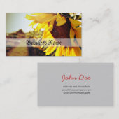 太陽のヒマワリ 名刺 (正面/裏面)