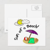 太陽のビーチ ポストカード (正面/裏面)