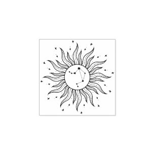 太陽のホロスコープ 天秤座 星座 占星術 ラバースタンプ