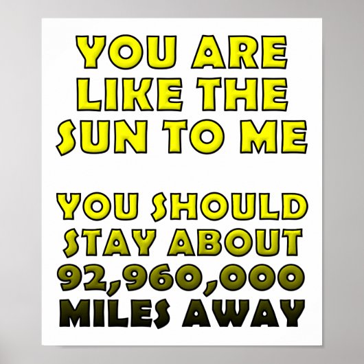 太陽のポスターおもしろいのように ポスター (正面)