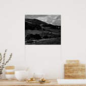 太陽のモノクロポスターへの道のチャペル ポスター (キッチン)