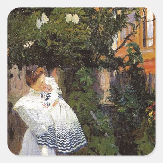 太陽のライラック スクエアシール (正面)