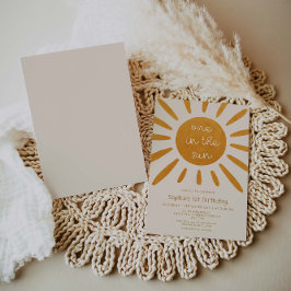 太陽の一歳の誕生日 招待状