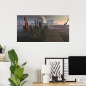 太陽の上昇 ポスター (ホームオフィス)