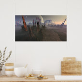 太陽の上昇 ポスター (キッチン)