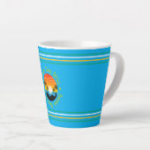 太陽の下での楽しみ ペルソナライズド サマー コーヒーマグ カフェラテマグ (右アングル)