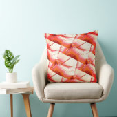 太陽の下でサンゴのジグザグまたはデジタルソーを生きる クッション (椅子)