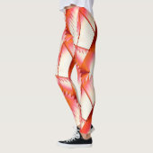 太陽の下でサンゴのジグザグまたはデジタルソーを生きる レギンス (左)