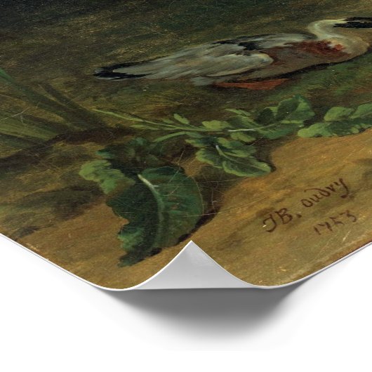 太陽の下で休むジーン – バプティスト外鴨 ポスター (角)