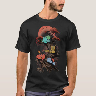 太陽の下で星を出す Tシャツ