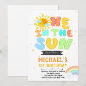 太陽の下で楽しもうという招待状 招待状 (正面/裏面)