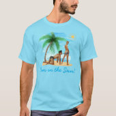 太陽の下で楽しもう（ゲイ向け）Tシャツ Tシャツ (正面)
