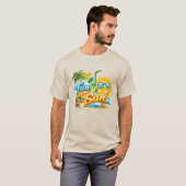 太陽の下で楽しもう Tシャツ (正面フル)