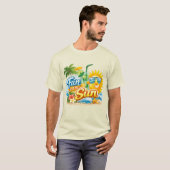 太陽の下で楽しもう Tシャツ (正面フル)