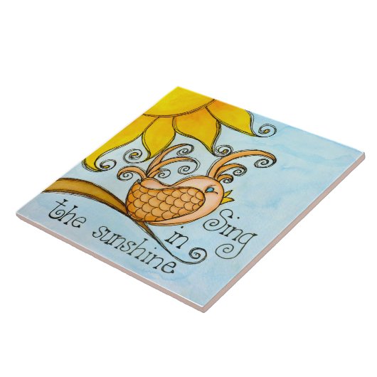 太陽の下で歌う タイル (側面)