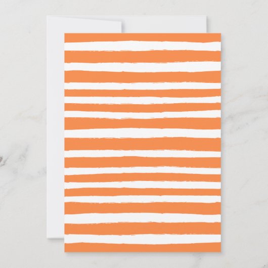 太陽の下で輝く子供の誕生日パーティー 招待状 (裏面)