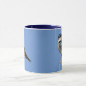 太陽の下で雄のツバメのプロフィール マグカップ (中央)