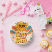 太陽の下で1歳の誕生日ペーパー皿 ペーパーボウル (パーティー)