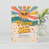 太陽の下で3歳!サンクチュアリーの誕生日 招待状 (スタンド正面)