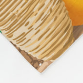 太陽の下に住む フリースブランケット (角)