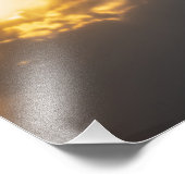 太陽の下に広がるワシから フォトプリント (角)