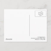 太陽の下に覆われた芝生 ポストカード (裏面)