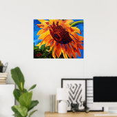 太陽の下のひまわり ポスター (ホームオフィス)