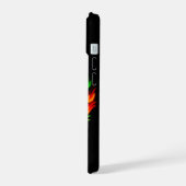 太陽の下のイルカ iPhone 15ケース (左側面)