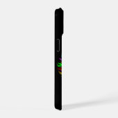 太陽の下のイルカ iPhone 15ケース (右側面)
