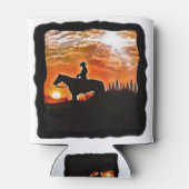 太陽の下のカウボーイ 缶クーラー (裏面)