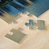 太陽の下のシンガポールのスカイライン ジグソーパズル (側面)