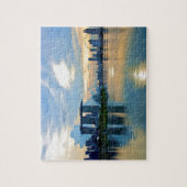 太陽の下のシンガポールのスカイライン ジグソーパズル (縦)