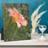 太陽の下の白蓮 フォトプラーク (側面)