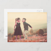 太陽の下キスをするにあるカスタマイズ可能なヴィンテージ ポストカード (正面/裏面)