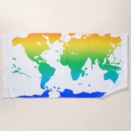 太陽の世界 ビーチタオル