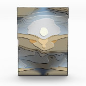 太陽の丘の上の抽象芸術 フォトブロック (正面)