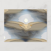 太陽の丘の上の抽象芸術 ポストカード (正面)