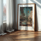 太陽の丘：カリフォルニアのヴィンテージ通り ポスター