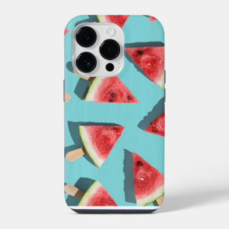 太陽の中でジューシーなスイカのスライス iPhone 14 PROケース