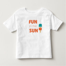 太陽の中のおもしろい幼児Tシャツ トドラーTシャツ