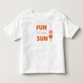 太陽の中のおもしろい幼児Tシャツ トドラーTシャツ