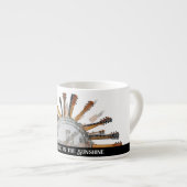 太陽の中のギターの弦 エスプレッソカップ (正面右)