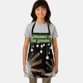 太陽の中のギターの弦 エプロン (インサイチュ)