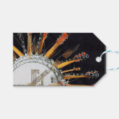 太陽の中のギターの弦 ギフトタグ (正面(横))