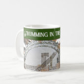 太陽の中のギターの弦 コーヒーマグカップ (正面左)