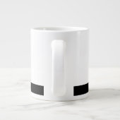 太陽の中のギターの弦 ジャンボコーヒーマグカップ (裏面)