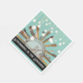 太陽の中のギターの弦 スタンダードランチョンナプキン (角)